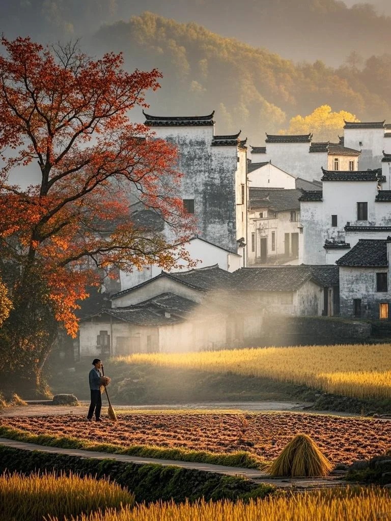 答应我❗秋天一定要来一次徽州塔川🍂_4_标叔在路上_徽州-赏秋-国庆特辑-来自52tours 我爱旅游网